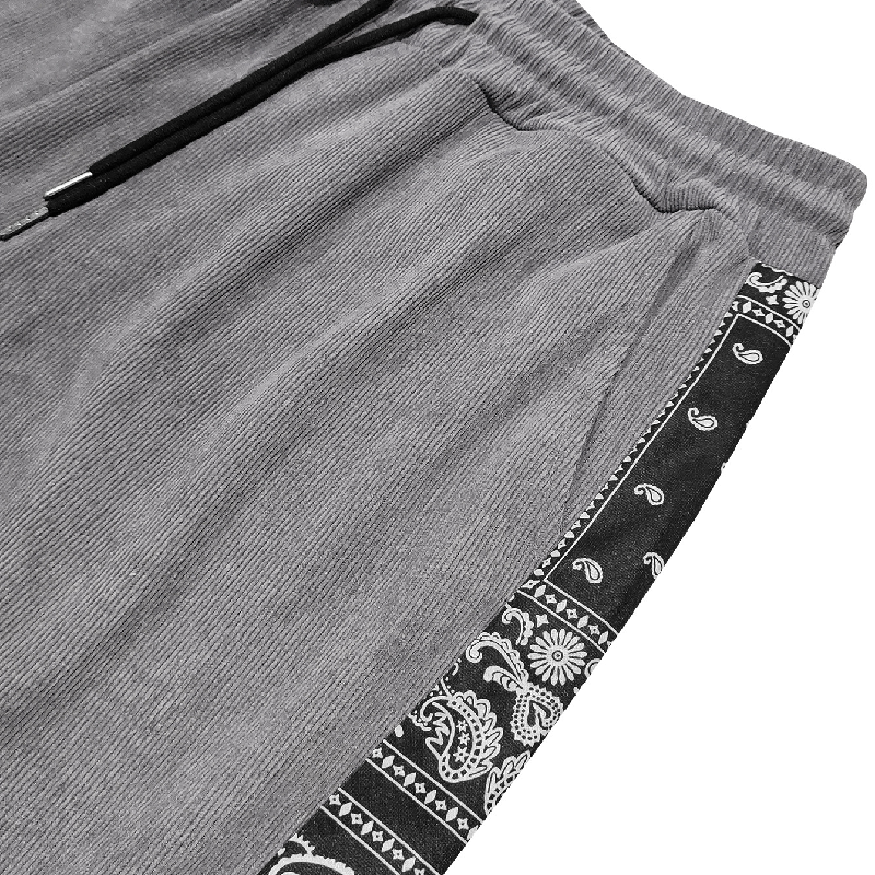 Men's Contrast Corduroy Casual Pants MTA1415D3X