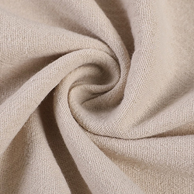 Men's Cotton And Linen Solid Color Elastic Casual Pants MTA1494D6X