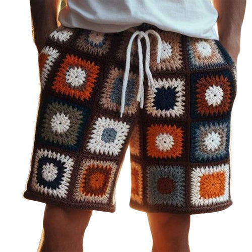 Men's Summer Fashion Jacquard Knitted Shorts MTA1705D7U