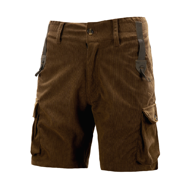 Men’s Casual Outdoor Corduroy Multi-Pocket Cargo Shorts MTA3147C9M