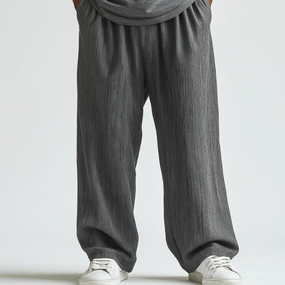 Men's Summer Modal Short Sleeve T-shirt Blended Trousers Set MTA1501D0P