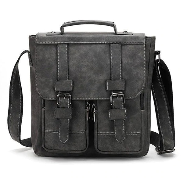 VINTAGE FASHION LEATHER MULTI-POCKET FLAP BAG 80633133